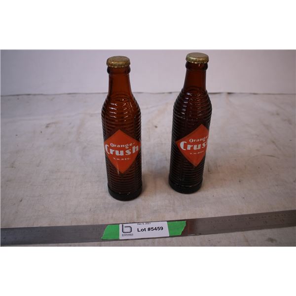 2X THE BID PRICE - Vintage Orange Crush Bottles