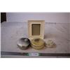 Image 1 : 3 Alabaster Trinket Boxes,New picture frame