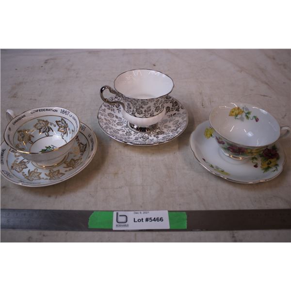 Tea Cups with saucers