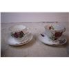 Image 4 : Tea Cups with saucers,Salt&Pepper shakers