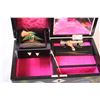 Image 3 : Black and Pink Music box Jewelry Box