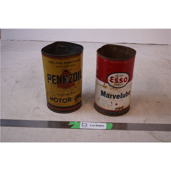 Pennzoil,Esso Vintage Tins