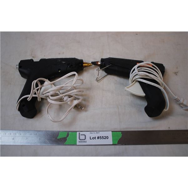 2 Black Glue Guns