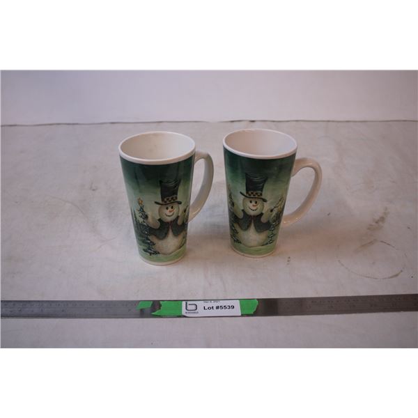 2 Tall Winter Mugs