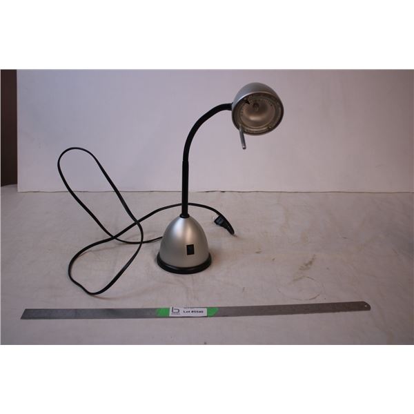 Silver Desk Lamp