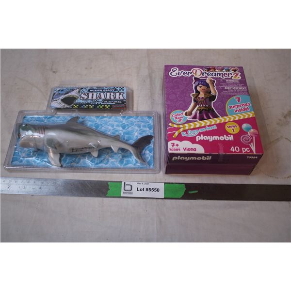 New Playmobil Everdreamerz building kit & New life like Shark