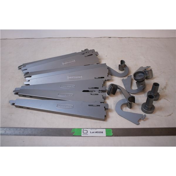 Lot of Rubbermaid Shelf Brackets