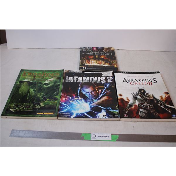 (1) Lot of 4 Gaming Books – LOTR – Sideshow