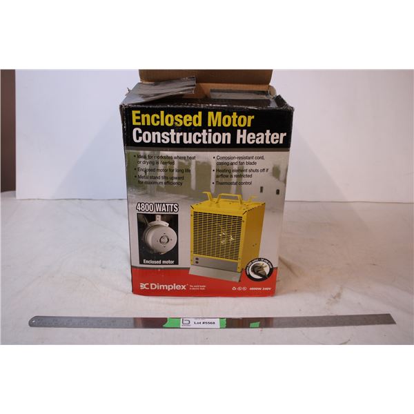 240V Space Heater (cannot test) - 4800W Enclosed Motor Construction Heater