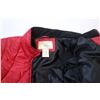 Image 3 : Black Leather Coat SizeL, Red puff coat Size M