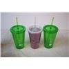Image 4 : Drinking cups with Straws, Steel Cups