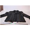 Image 2 : Black Women’s Jackets- Leather size L, Fabric size M