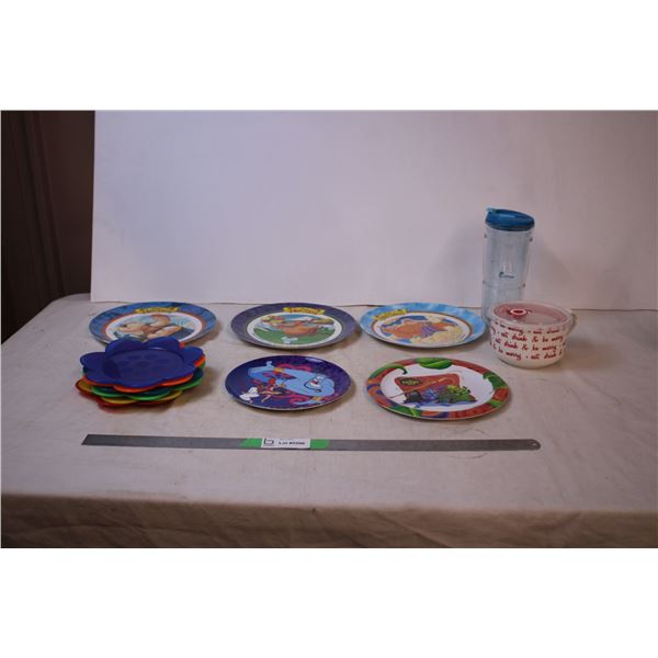 Kids Collectable McDonald's Plates, Misc items
