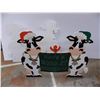 Image 1 : Moo-ry christmas wood cutouts