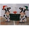 Image 4 : Moo-ry christmas wood cutouts