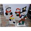 Image 1 : snowman wooden cutouts