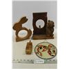 Image 1 : Wooden Ornaments & Glass Fish Suncatcher