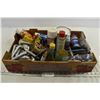 Image 1 : Assorted Garage Items: oils, lubes etc, drawer handles