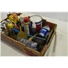 Image 3 : Assorted Garage Items: oils, lubes etc, drawer handles