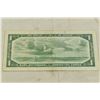 Image 2 : 1954 Canadian $1 Bill