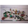 Image 1 : Disney ornaments-(mostly ornamotions). mini train set, McDonalds Donald ducks
