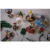 Image 5 : Disney ornaments-(mostly ornamotions). mini train set, McDonalds Donald ducks