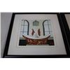 Image 2 : 2  Framed glass bathroom pictures