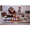 Image 1 : Christmas Ribbon, Ornaments