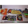 Image 2 : *Box of Halloween items, decor, face paint, costumes (witch, hula, pirate, vampire, etc)