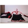 Image 1 : Prairie Fire Cheerleading uniform and jacket Size S