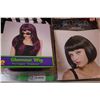 Image 4 : Various Halloween costumes (jailbird, Dr Seuss Thing 1), wigs, talking Gargoyle, light up pumpkin