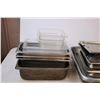Image 2 : Restaurant clear out- Metal and plastic inserts/lid, assorted strainers,  commercial labels, etc