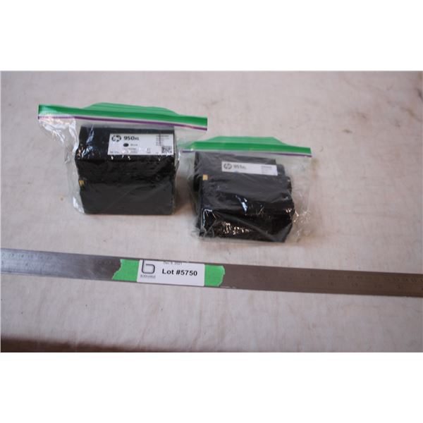 HP 951 XL Color Cartridges Full,HP 950 XL Black