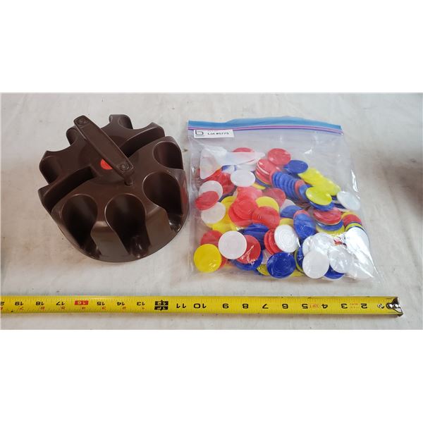 Vintage Poker chip set