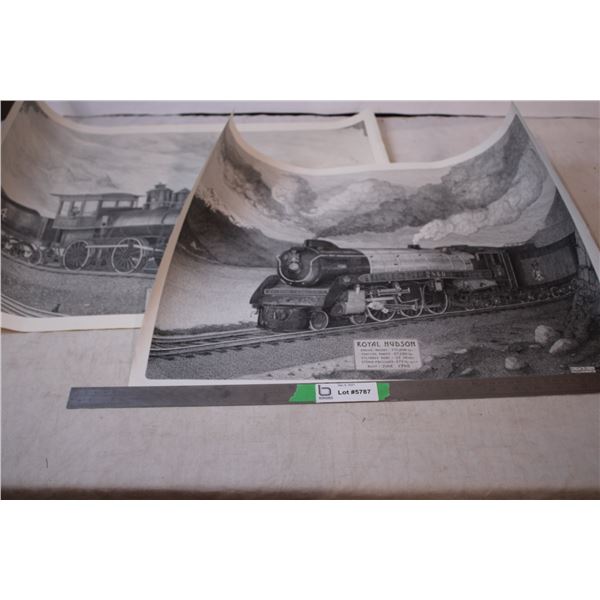 CPR Manitoba + Royal Hudson Train prints