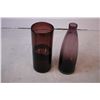 Image 4 : Purple Glass Decorative vases/bottle