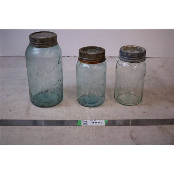 Sealer Jars with lids