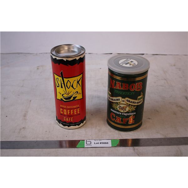 2 Newer Coffee tins
