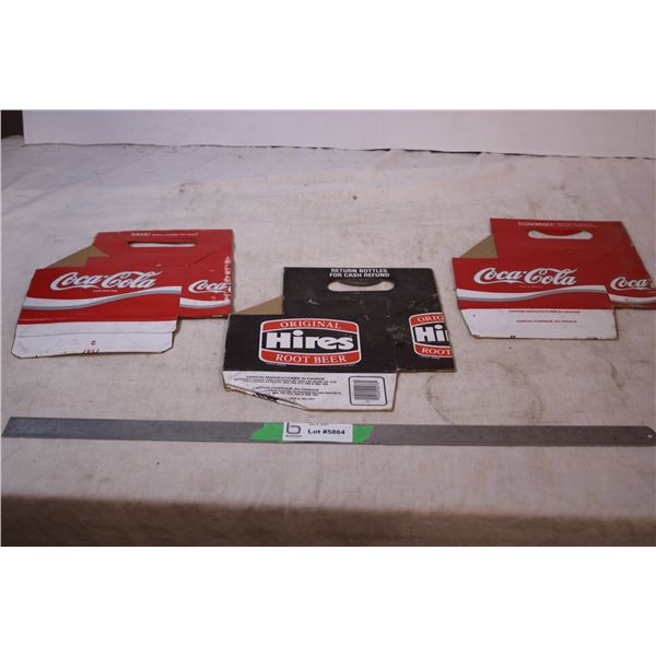 Empty pop Cartons 6 pack