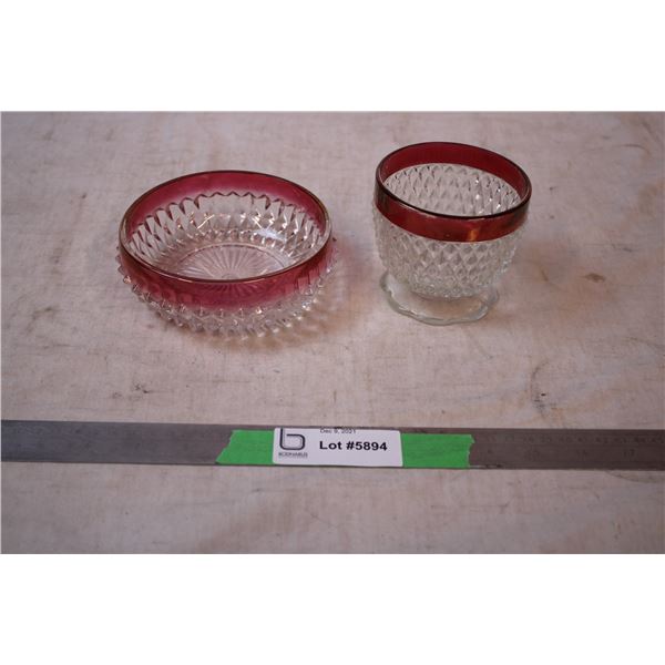 Decorative glass bowls