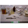 Image 5 : Tea cups and saucers,candle holders,Misc items