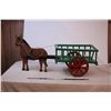 Image 1 : Homemade Horse and cart 36Lx10 1/2 w