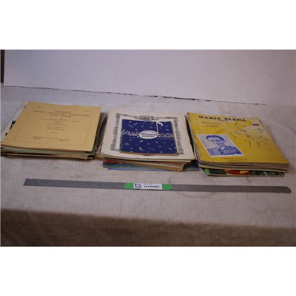 Various Music sheet books