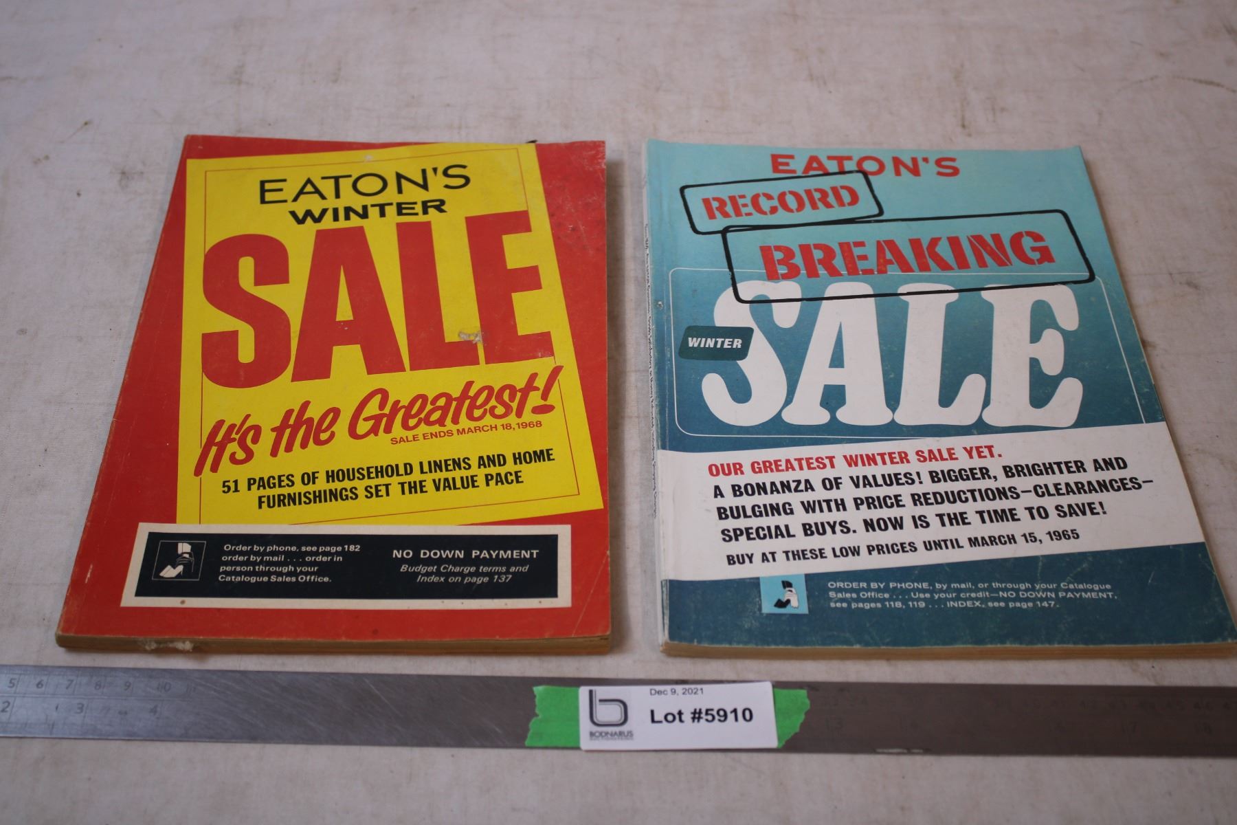 Eaton’s Catalogues 1965,68