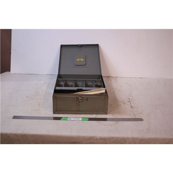 Cash Box with Misc items