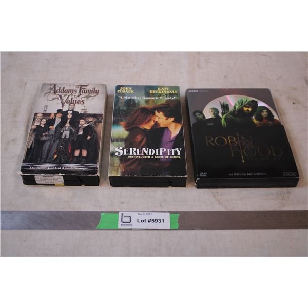 VHS,Robin Hood Season 1 Dvd