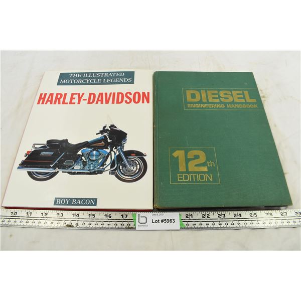 Harley davidson Book + diesel engine book