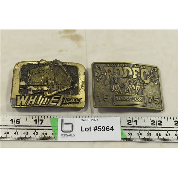 2X THE BID PRICE - Belt Buckles