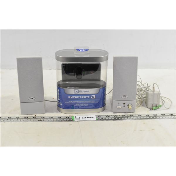 Blueant Supertooth 3 with computer speakers