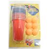 Image 2 : Orange Home Depot water dispenser with beer pong cups